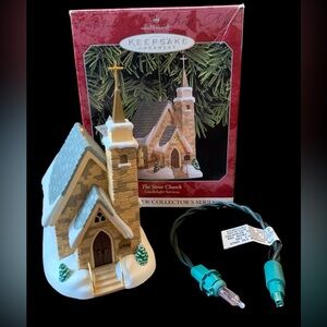 Hallmark Keepsake 1998 The Stone Church Candlelight Services